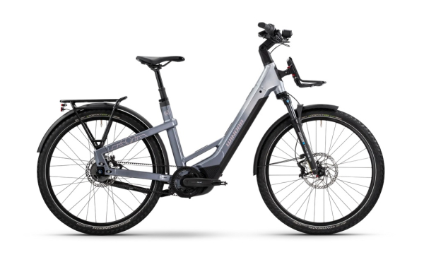 E-Bike Pedelec Winora "Yakun R5 Pro - Low" - downtown/haze grey - gloss